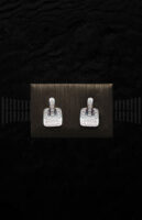 Pendientes de Oro Blanco con Diamantes