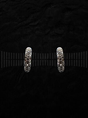 Pendientes de Oro Negro con Diamantes