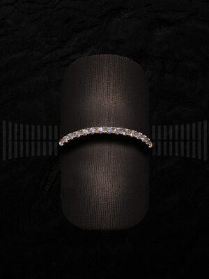 Quintillo Oro Rosa Garras y Brillantes