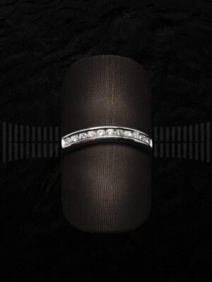 Quintillo Oro Blanco y Brillantes