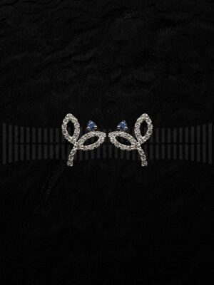 Pendientes Zafiro y Esmeraldas