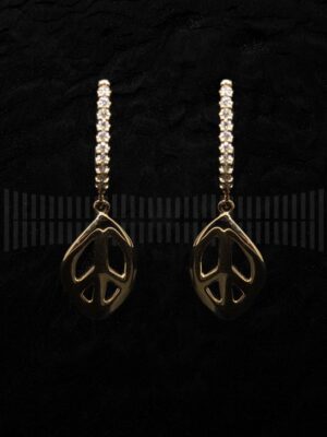 JAI BT E4949MY0 PENDIENTE MEDIO ARO BRILLANTES Y ORO AMARILLO-detalle