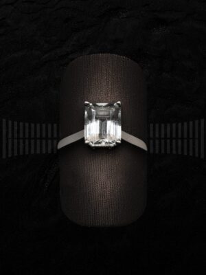 Sortija Oro Blanco Aguamarina