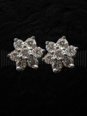 LUM BT OP-516B PENDIENTES ROSETA BRILLANTES-detalle