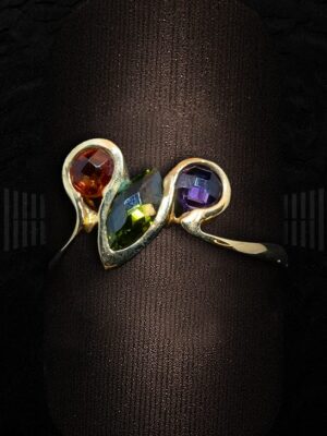 ORE 12 155802 SORTIJA PIEDRAS COLOR ORO AMARILLO-detalle