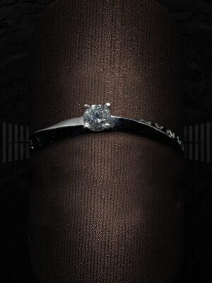 ORE BT 0150300 SOLITARIO BRILLANTE AMOR FIRMADO EN ARO-detalle