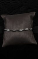 Pulsera Oro Blanco y Brillantes