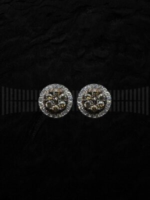 Roseta Oro Rosa brillante brown y brillante blanco