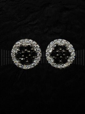 SSF 302-00626_ROSETA ORO BLANCO ROSETA BRILLANTES NEGROS Y BLANCOS-detalle