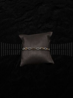 Pulsera Combinación Oro y Circonitas