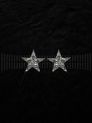 Estrella Oro Blanco brillantes