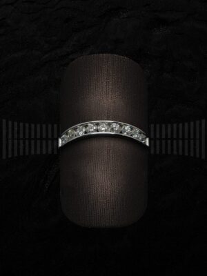 Sortija Quintillo Brillantes Oro Blanco