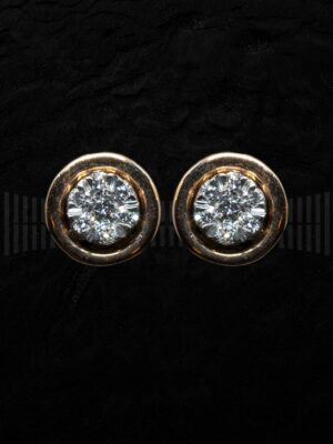 VAR BT V-3188P PENDIENTE CHATON BRILLANTES-detalle