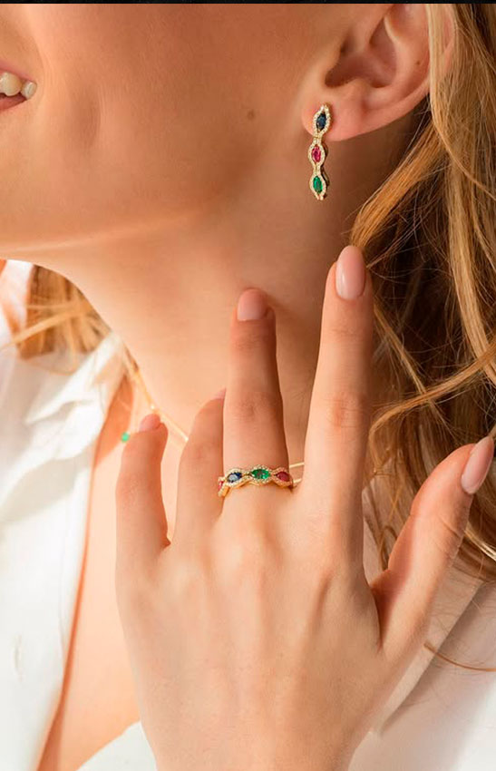 Anillo "Yellow Sunset"