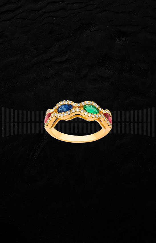 Anillo "Yellow Sunset"