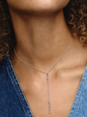 Collar Prisma de Pavé de Pandora Timeless