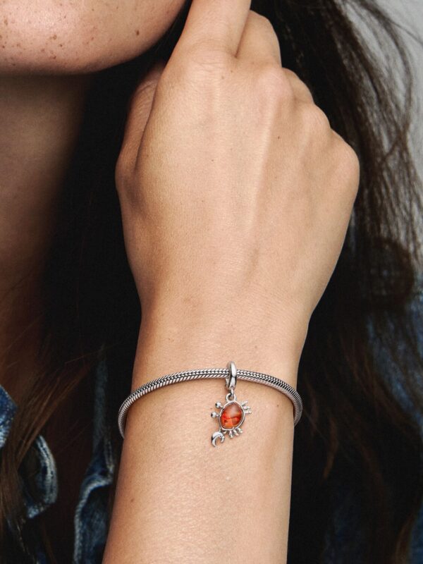 Charm Colgante Sebastián el Cangrejo de La Sirenita de Disney