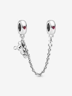 Cadena de seguridad en plata de ley Mickey Escalador