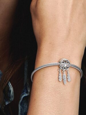 Charm en plata de ley Atrapasueños