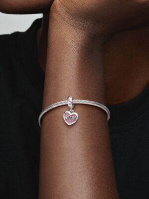 Charm Colgante Corazón Mum