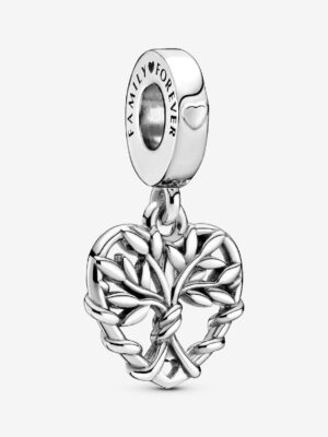 Charm Colgante Árbol Genealógico de Corazón