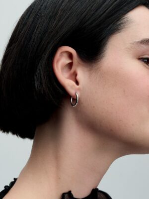 Pendientes de Aro de 18 mm Pandora Moments para Charms