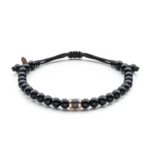 Colección Wolf Small Bracelets, Onix Y Hermantite, Cuencas Pequeñas