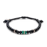 Colección Wolf Small Bracelets, Onix Y Malaquita, Cuencas Pequeñas