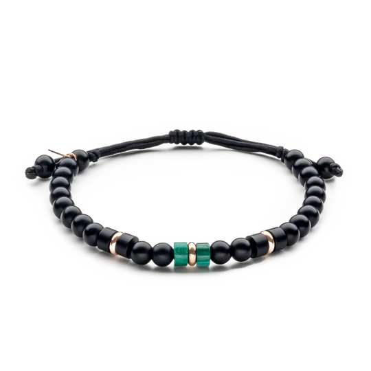 Colección Wolf Small Bracelets, Onix Y Malaquita, Cuencas Pequeñas