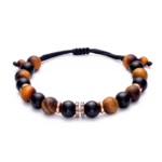 Colección Wolf Big Bracelets, Ojo De Tigre, Cuencas Grandes