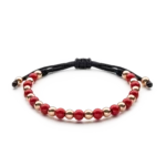 Colección Wolf Small bracelets, P de coral, cuencas pequeñas