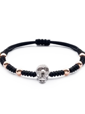 Colección Wolf Small Bracelets, Diamante 0.60 Ct, Calaveras
