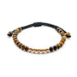 Colección Wolf Small Bracelets, Ojo De Tigre, Cuencas Pequeñas