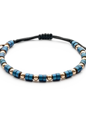 Colección Wolf Small Bracelets, Hematite, Cuencas Pequeñas