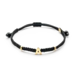 Colección Classics Letters, Diamante 0.01 ct, onix, letras