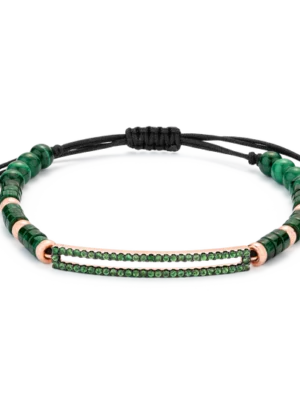 Colección Wolf Small bracelets, Malaquita, cuencas pequeñas