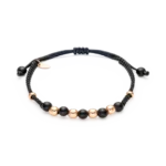 Colección Wolf Macramé Bracelets, Onix, Macramé