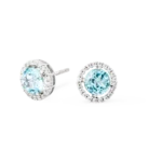 Colección Classic, Diamante 0.25 Ct, Topacio, Botón