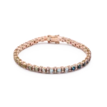 Colección Classics Tennis, Diamante 1.44 Ct, Zafiro, Peridoto, Amatista Y London Blue, Riviere