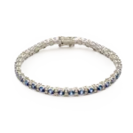 Colección Classics Tennis, Diamante 1.46 Ct, Zafiro, Riviere