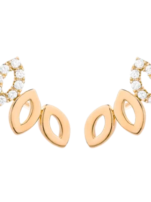 Colección Leaves And Crossed, Diamante 0.36 Ct, Trepadoras