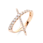 Colección Leaves And Crossed, Diamante 0.82 Ct, Cruces