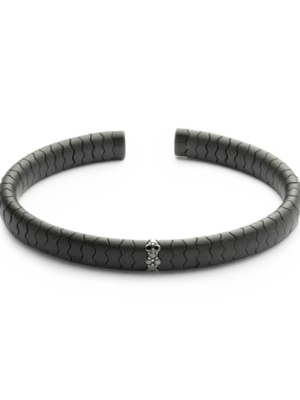 Colección Titanium Soul, Diamante Negro 0.20 Ct, Cerámica