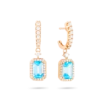 Colección Sunset, Diamante 0.61 Ct, Topacio, Colgantes