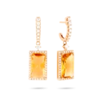 Colección Iconic, Diamante 0.76 Ct, Citrino, Colgantes