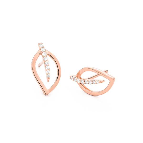 Colección Leaves And Crossed, Diamante 0.12 Ct, Diseñador