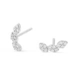 Colección Leaves And Crossed, Diamantes 0.20 Ct, Trepadoras