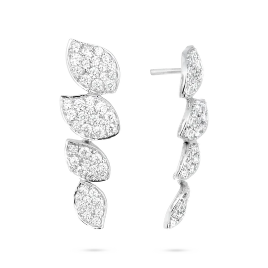 Colección Leaves And Crossed, Diamante 1.40 Ct, Colgantes