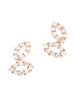 Colección Leaves And Crossed, Diamante 0.81 Ct, Trepadoras