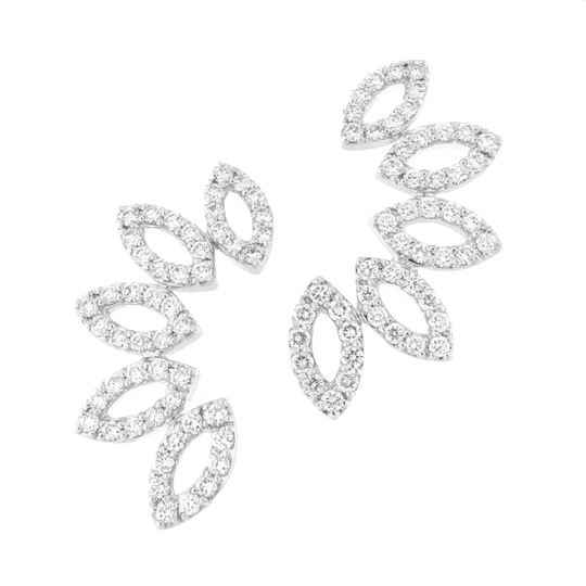 Colección Leaves And Crossed, Diamante 0.88 Ct, Trepadoras